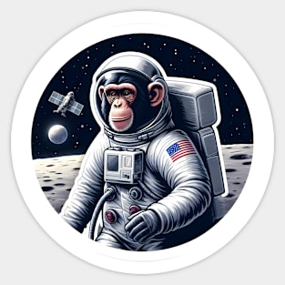 Space Monkey Sticker